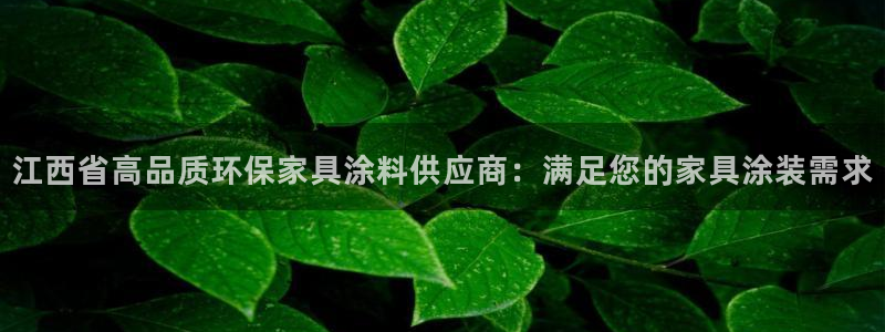 杏耀平台手机登录：江西省高品质环保家具涂料供应商：满足您的家