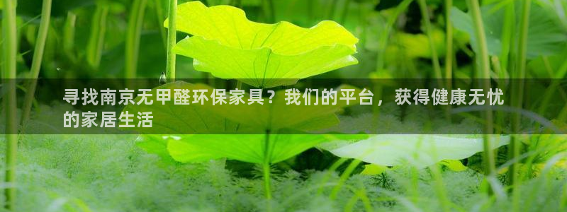 杏耀平台代理登录网址是什么：寻找南京无甲醛环保家具？我们的平